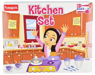 Cover page of the book 'Funskool Kitchen Set- kids toy kitchen playset age 3+ 9785000'