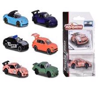 Cover page of the book 'Majorette Porsche Premium Cars Assortment, 6-asst.Code 212053057'