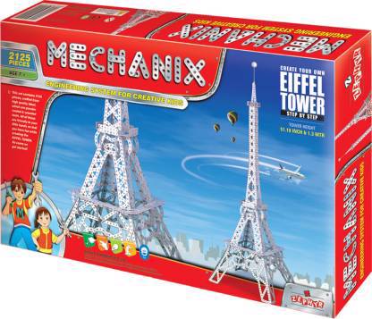 Full size cover page of the book 'Zephyr 01015 Mechanix: Eiffel Tower-'