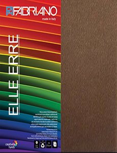 Cover page of the book 'Fabriano Elle Erre Marrone Sheet 50 x 70 cm 220 gsm'