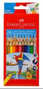 Cover page of the book 'F1170248222024 FABER CASTELL 115524 FC TRIANGULAR WS COLOUR SCHOOL FL-24'