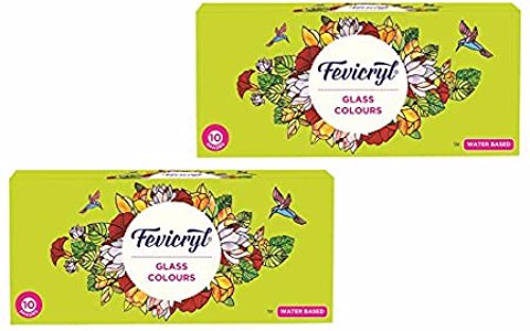 Cover page of the book 'FGC800711600000 Pidilte Hobby Ideas Glass Colours Shades 115ml S/10'