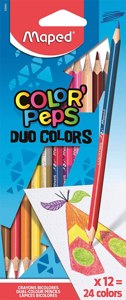 Cover page of the book 'MAPED 829600 COLOR PEPS DUO COLOURS S/24'