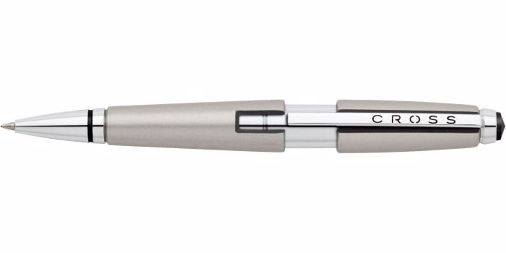 Full size cover page of the book 'Cross AT0555-5 Edge Sonic Titanium Chrome RollerBall Pen'