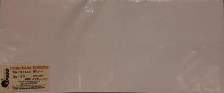 Cover page of the book 'Speedkraft Cream Yellow Envelopes S/10 10.5x4.5'