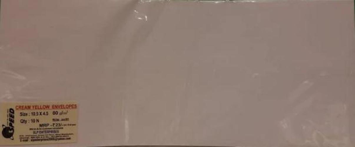 Full size cover page of the book 'Speedkraft Cream Yellow Envelopes S/10 10.5x4.5'