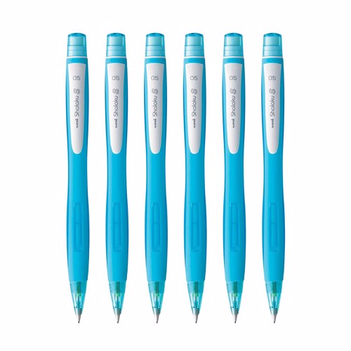 Full size cover page of the book 'Uniball M5 228 Light Blue Shalaku Mechanical Pencil 0.5mm'