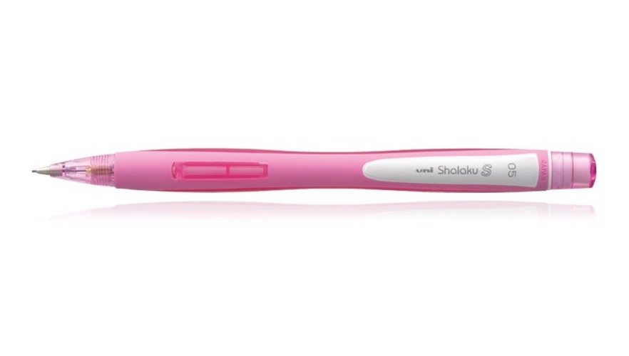 Full size cover page of the book 'Uniball M5 228 Pink Shalaku Mechanical Pencil 0.5mm'