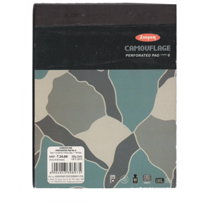 Cover page of the book 'Anupam No0 Camouflage Ruled Perforated Pad 80sheet'