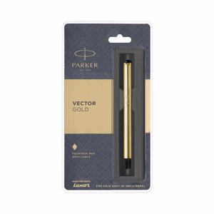 Cover page of the book 'Parker Vector Gold Nib Fountain Pen'