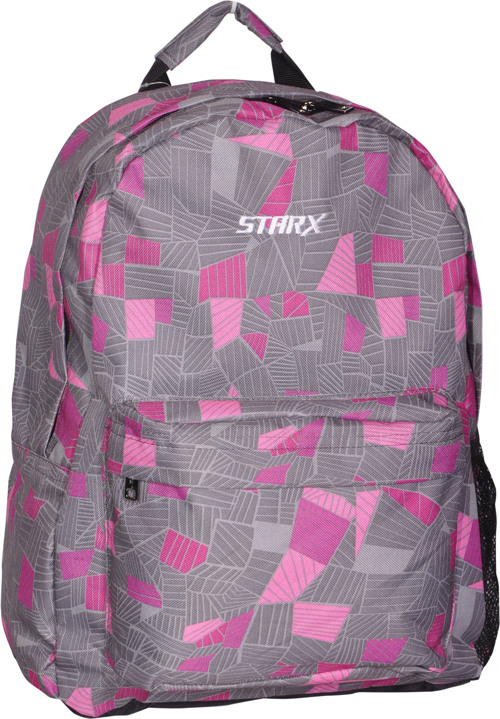 Full size cover page of the book 'STARX -TBP-01 BACKPACK GREY/PINK (43X33X15 )CMS'