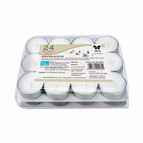 Full size cover page of the book 'Iris  INFV0299TL White and Uncented Tea-Lights PK of 24 White'