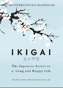 Cover page of the book 'Ikigai'