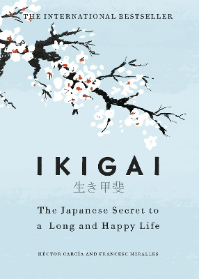 Full size cover page of the book 'Ikigai'