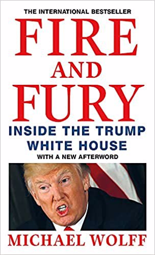 Full size cover page of the book 'FIRE AND FURY'