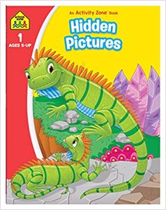 Cover page of the book 'HIDDEN PICTURES AN ACTIVITY ZONE BOOK'