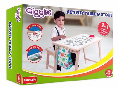 Full size cover page of the book '9924300 Activity Table & Stool AGE 3+'