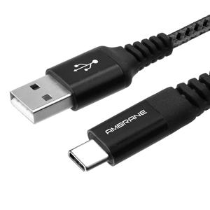 Cover page of the book 'AMBRANE RCT-15 UNBREAKABLE 3A FAST CHARGING BRAIDED TYPE C CABLE 1.5 M'