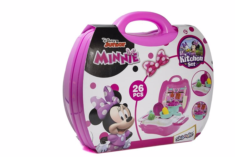 Full size cover page of the book 'DISNEY MINNIE KITCHEN SET SP14100'