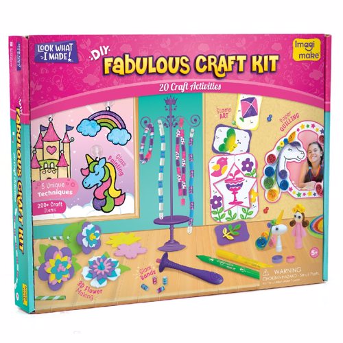 Full size cover page of the book 'Imagimake Fabulous Craft Kit Code  IM06'