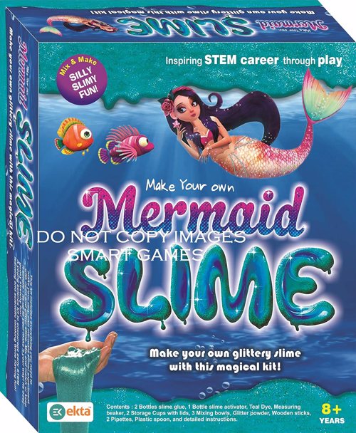 Full size cover page of the book 'EKTA MERMAID SLIME'