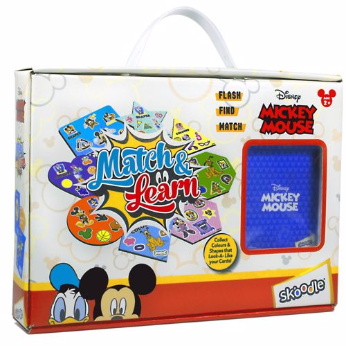 Full size cover page of the book 'DISNEY MICKEY MATCH & LEARN KIT SP11004'