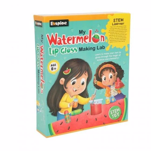 Full size cover page of the book 'EXPLOREY  WATERMELON LIP GLOSS MAKING LAB Code 13062'