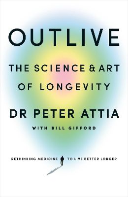 Full size cover page of the book 'Outlive'
