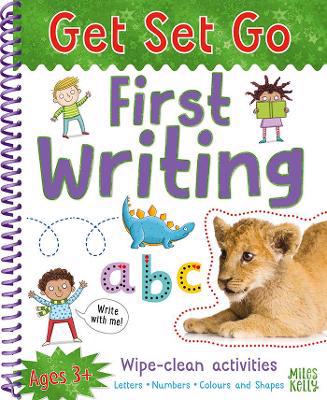 Full size cover page of the book 'GET SET GO FIRST WRITING A B C'