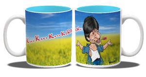 Full size cover page of the book 'TRENDYTOONS SHARUKH KHAN INSIDE COLOUR COFFEE MUG'