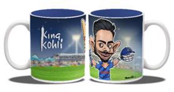 Cover page of the book 'TRENDYTOONS VIRAT KOHLI INSIDE COLOUR COFFEE MUG'