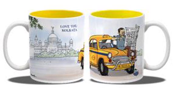 Cover page of the book 'TRENDYTOONS TAXI INSIDE COLOUR COFFEE MUG'