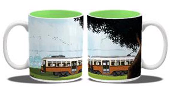 Cover page of the book 'TRENDYTOONS TRAM INSIDE COLOUR COFFEE MUG'