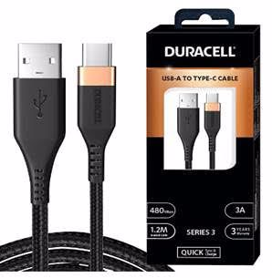 Full size cover page of the book 'Duracell-USB A TO TYPE-C SYNC & CHARGE CABLE DU001'