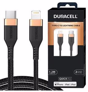Cover page of the book 'Duracell-TYPE-C TO LIGHTNING SYNC & CHARGE CABLE DU005'