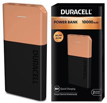 Full size cover page of the book 'Duracell Power Bank 10000 mAh'