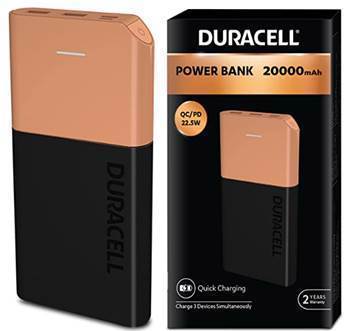 Full size cover page of the book 'Duracell Power Bank 20000 mAh'