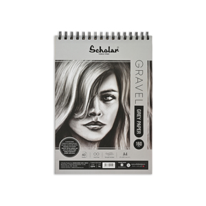 Cover page of the book 'SCHOLAR GSP4 A4 GRAVEL SKETCH PAD'