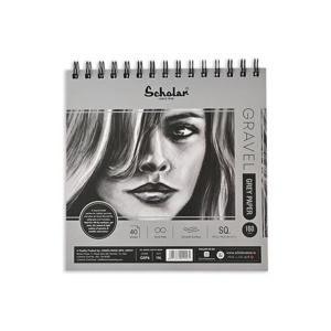 Cover page of the book 'SCHOLAR GSP6 SQ GRAVEL SKETCH PAD'