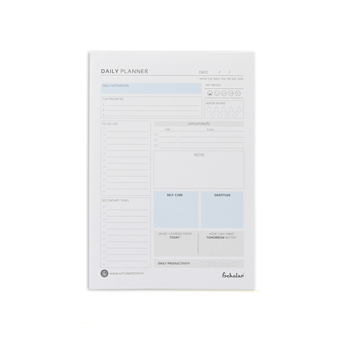 Full size cover page of the book 'SCHOLAR DPL2 A5 DAILY PLANNER'