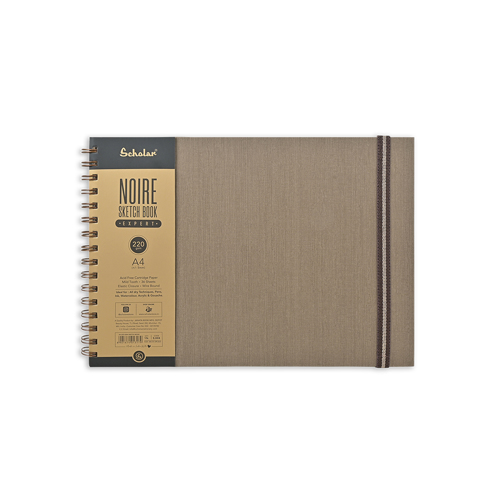 Full size cover page of the book 'SCHOLAR EJW4 NOIRE EXPERT A4 DR. EX. BOOK 220 GSM'