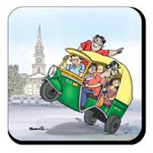 Cover page of the book 'Trendytoons Coaster AUTO 4x4 inch'