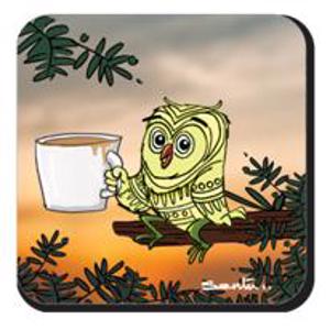 Cover page of the book 'Trendytoons Coaster COFFEE OWL 4x4 inch'