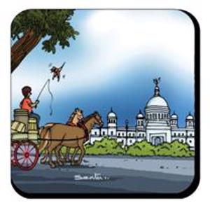 Cover page of the book 'Trendytoons Coaster VICTORIA EKKAGARI 4x4 inch'