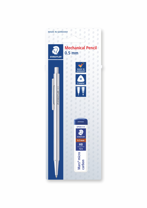 Full size cover page of the book 'STAEDTLER 9POP4 05-81 ABKD STAEDTLER 9POP 0.5 mm Mech. pencil silver'