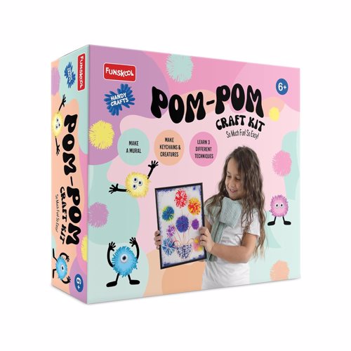 Full size cover page of the book 'POM POM Kit  Code 9595900'
