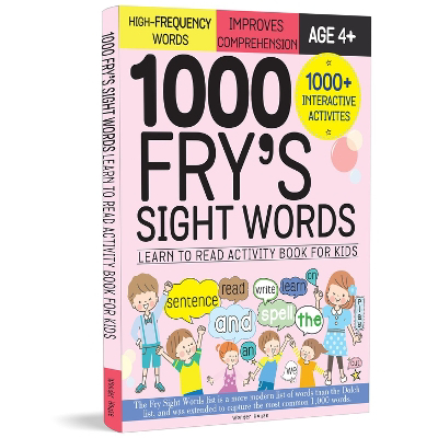 Full size cover page of the book '1000 Fry's Sight Words'