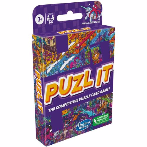 Full size cover page of the book 'HASBRO  PUZL IT THEME 2 CODE F8617'