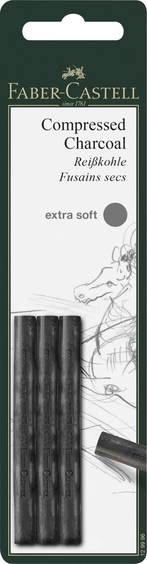 Full size cover page of the book 'FCF9170355534003 129996 CHARCOAL STICK COMPR. PITT EXTRASOFT 3BC SET OF 3'