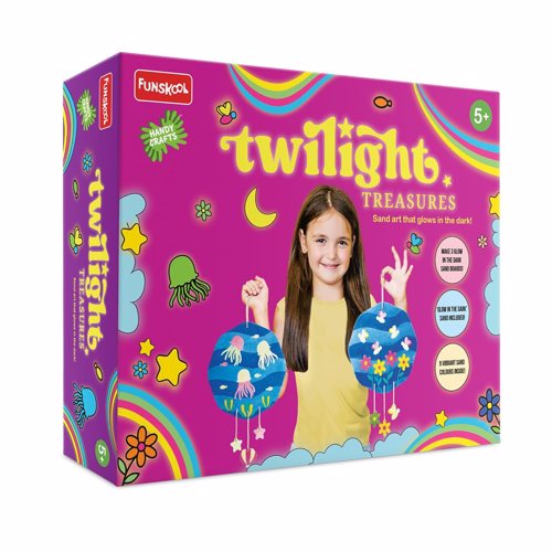 Full size cover page of the book 'HANDY CRAFTS  TWILIGHT TREASURES  CODE  9597400'